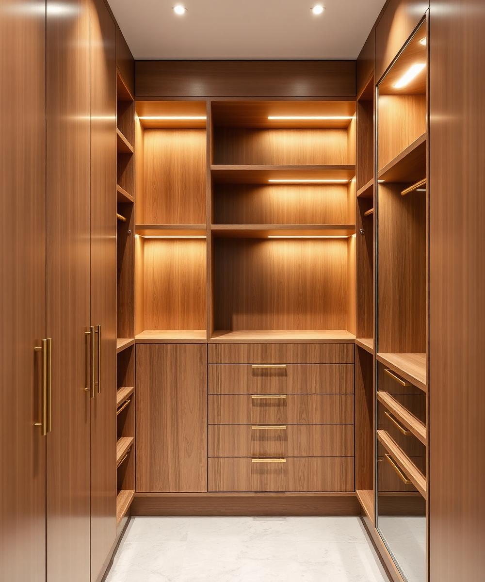 Closet iluminado